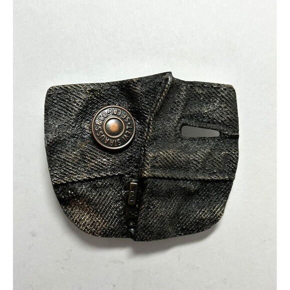 Vintage Levi Strauss Jeans Company SF Cal Belt Buckle 1976 Bergamot Brass Works - Picture 1 of 14